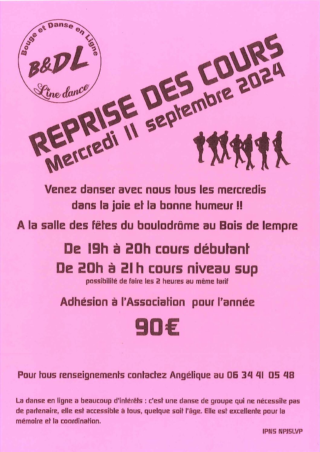 Reprise des cours de danse en ligne