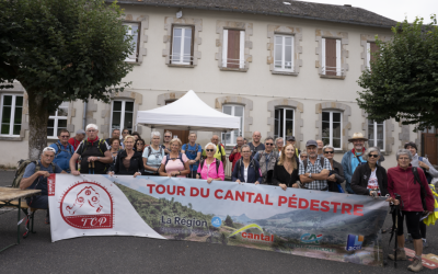 Une belle étape du Tour du Cantal Pédestre