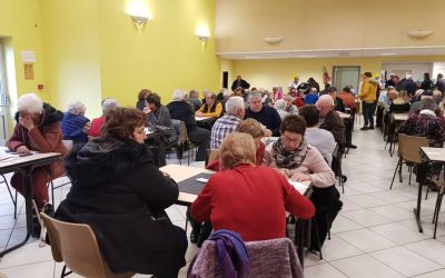Succès pour le concours de belote du club