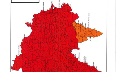 Limitation provisoire des usages de l&rsquo;eau – carte mise à jour au 12 août 2026